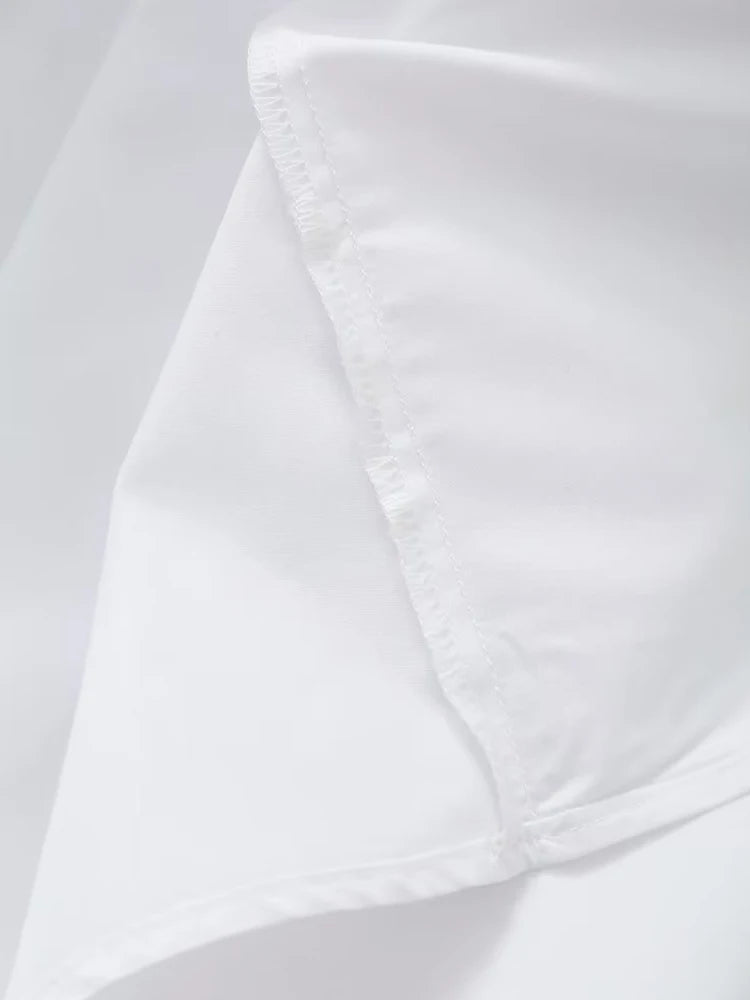 Sexy Backless Midi Dress Sleeveless V Neck Dress 2025 Fashion Summer Woman Causal Loose Beach Dress Holiday White Long Dress